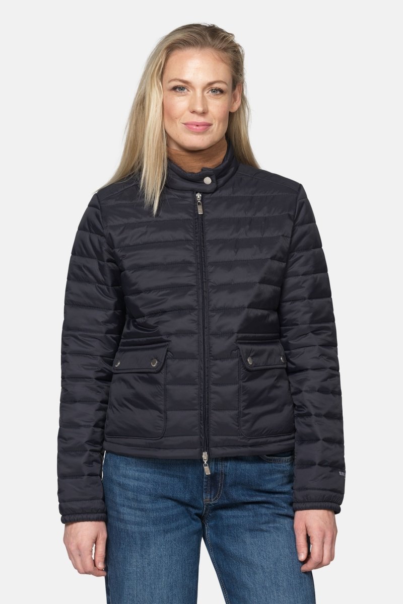 Gewatteerd jack LOFT01 | Dark Indigo | Jacket | Ilse Jacobsen