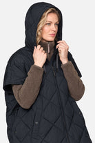 Gewatteerde cape PEPPY12 | Dark Indigo - Ilse Jacobsen