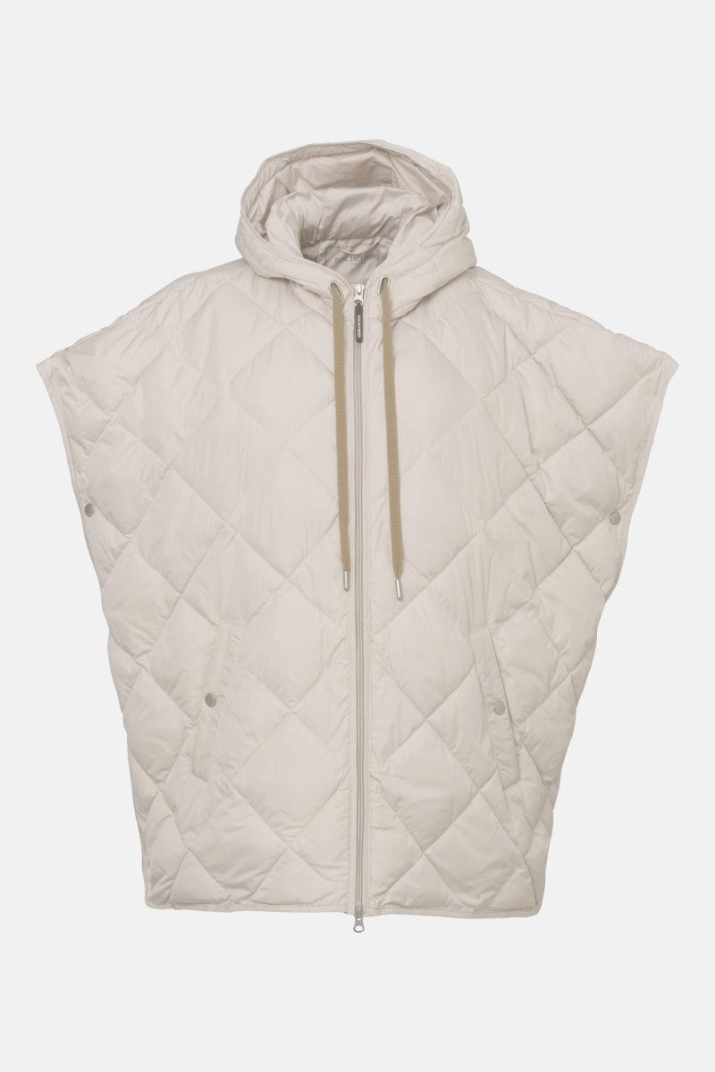 Gewatteerde cape PEPPY12 | Silver Grey | Cape | Ilse Jacobsen