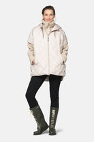 Gewatteerde cape PEPPY12 | Silver Grey - Ilse Jacobsen