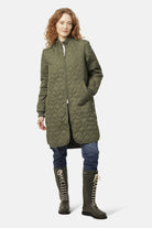 Gewatteerde jas ART06 | Army | Coat | Ilse Jacobsen