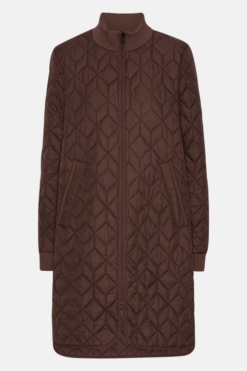 Gewatteerde Jas ART06 | Ebony | Coat | Ilse Jacobsen