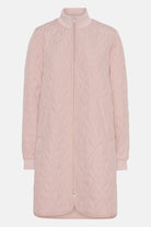 Gewatteerde jas ART06 | Pale Pink | Coat | Ilse Jacobsen