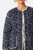 Gewatteerde Jas OTTOMAQUILT04P | Dark Wildflower | Jacket | Ilse Jacobsen