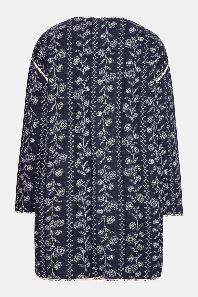 Gewatteerde Jas OTTOMAQUILT04P | Dark Wildflower | Jacket | Ilse Jacobsen