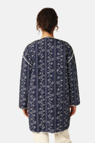 Gewatteerde Jas OTTOMAQUILT04P | Dark Wildflower | Jacket | Ilse Jacobsen