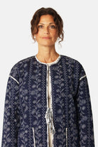 Gewatteerde Jas OTTOMAQUILT04P | Dark Wildflower | Jacket | Ilse Jacobsen