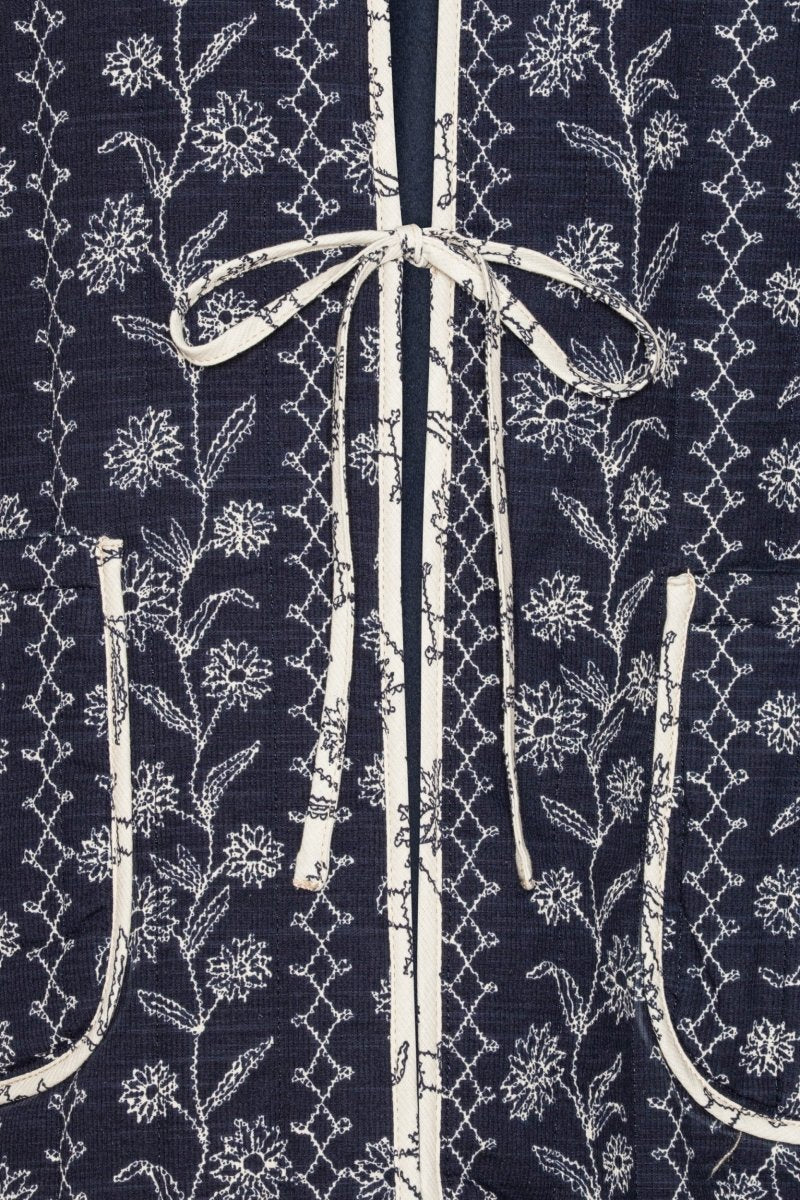 Gewatteerde Jas OTTOMAQUILT04P | Dark Wildflower | Jacket | Ilse Jacobsen