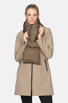 Gewatteerde sjaal PEPPYS08 | Mud | Scarf | Ilse Jacobsen