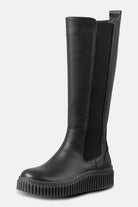 Hoge laarzen met elastiek CALIRA07 | Black Black | Shoes | Ilse Jacobsen