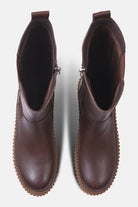Hoge laarzen met elastiek CALIRA07 | Brown Clay | Shoes | Ilse Jacobsen