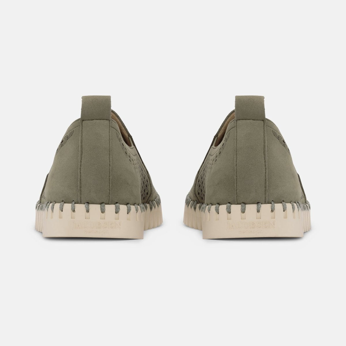 Instappers Heren TULIP140MEN beige zool | Army | Shoes | Ilse Jacobsen