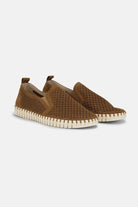 Instappers Heren TULIP140MEN beige zool | Cashew | Shoes | Ilse Jacobsen