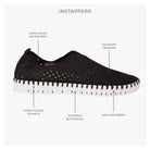 Instappers Platform TULIP3373 | Black | Shoes | Ilse Jacobsen