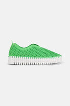 Instappers Platform TULIP3373W witte zool | Bright Green | Shoes | Ilse Jacobsen