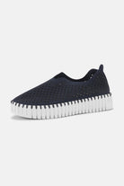 Instappers Platform TULIP3373W witte zool | Dark Indigo | Shoes | Ilse Jacobsen