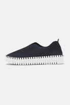 Instappers Platform TULIP3373W witte zool | Dark Indigo | Shoes | Ilse Jacobsen