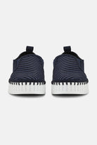 Instappers Platform TULIP3876 beige zool | Dark Indigo White | Shoes | Ilse Jacobsen