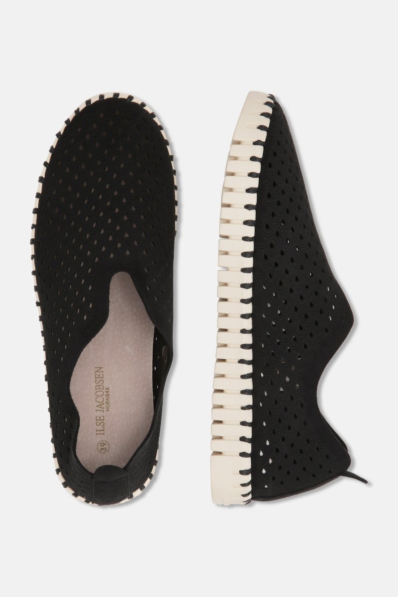 Instappers TULIP3275 beige zool | Black | Shoes | Ilse Jacobsen