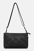 Gevlochten Cross-Body Tas CHIP12 | Black | Bag | Ilse Jacobsen