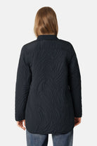 Kort Gewatteerd Jack met Ribboord DUNE02 | Dark Indigo | Jacket | Ilse Jacobsen