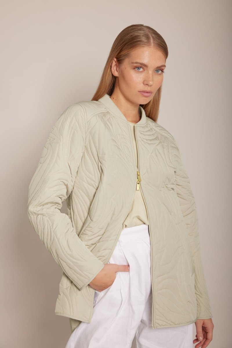 Kort Gewatteerd Jack met Ribboord DUNE02 | Kit | Jacket | Ilse Jacobsen