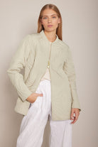 Kort Gewatteerd Jack met Ribboord DUNE02 | Kit | Jacket | Ilse Jacobsen