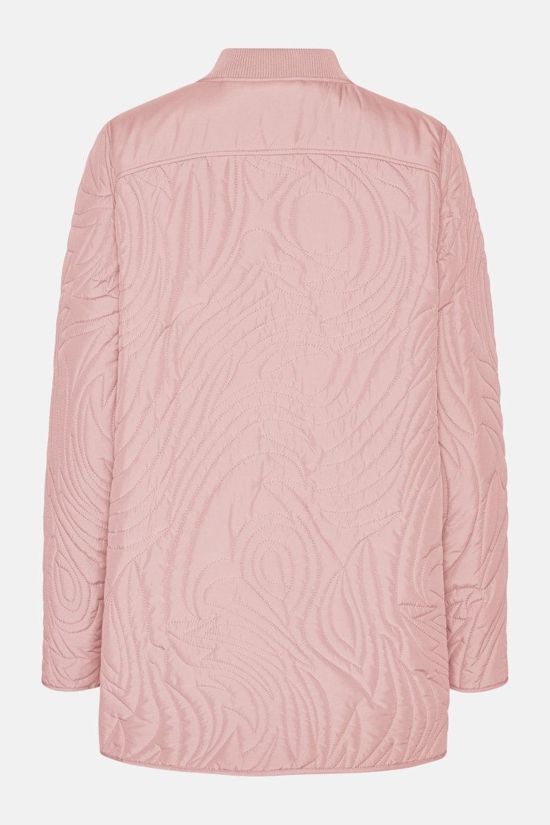 Kort Gewatteerd Jack met Ribboord DUNE02 | Peachskin | Jacket | Ilse Jacobsen