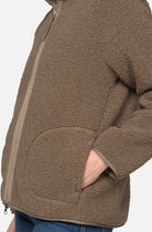 Kort teddyjack BONDEDPILE01 | Greige | Jacket | Ilse Jacobsen