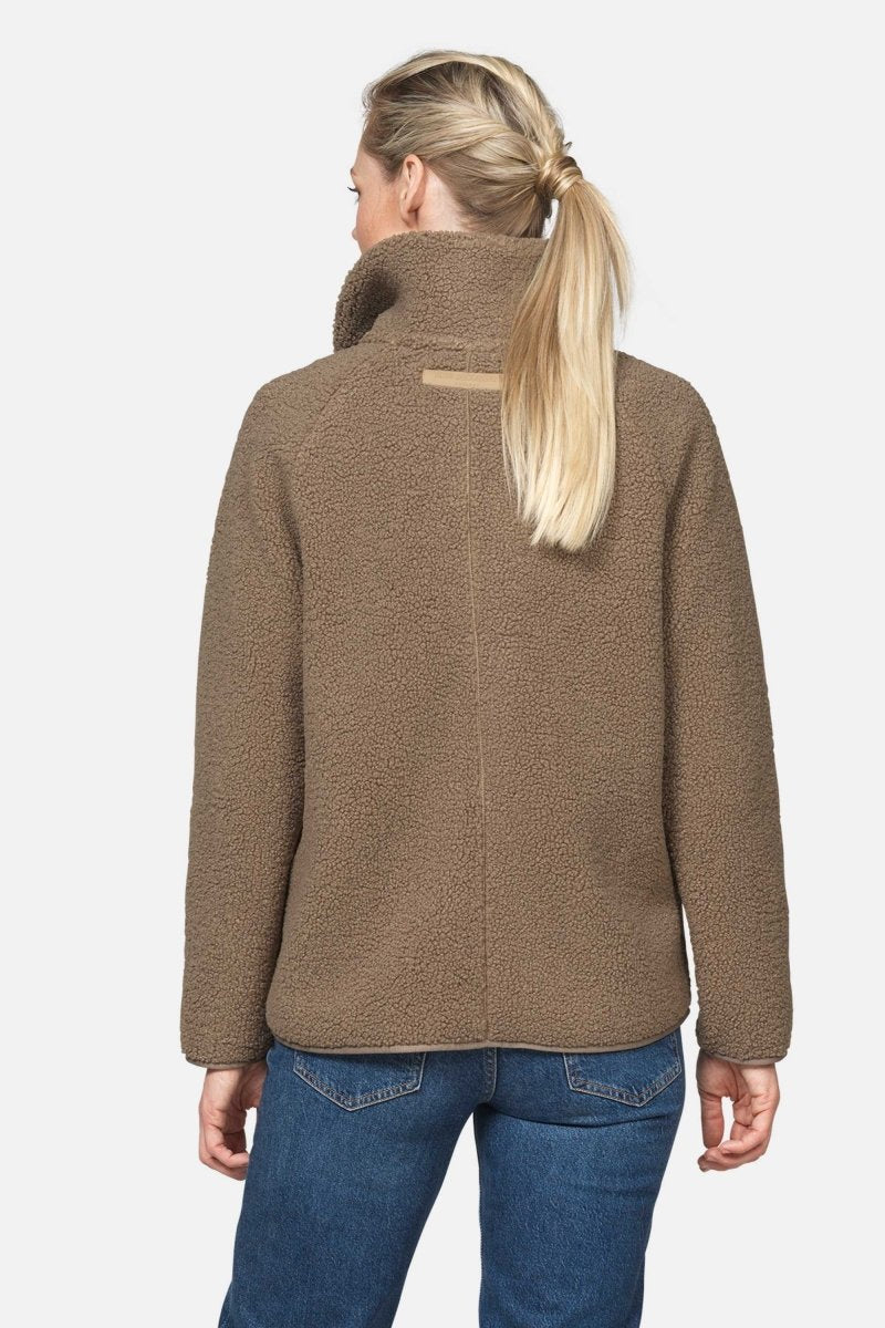 Kort teddyjack BONDEDPILE01 | Greige | Jacket | Ilse Jacobsen