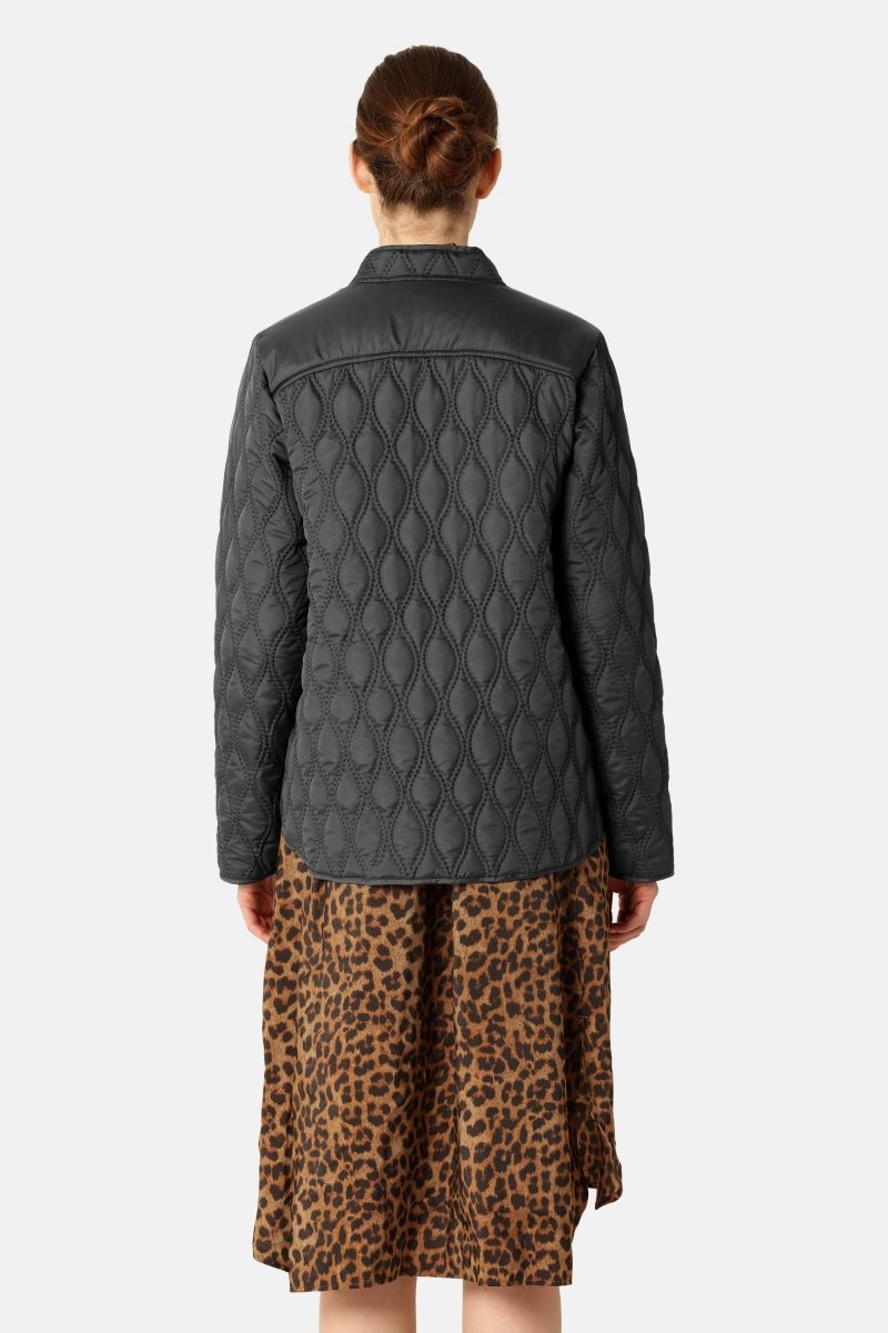 Korte Gewatteerde Jas AROS06 | Black | Jacket | Ilse Jacobsen