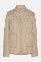 Korte Gewatteerde Jas AROS06 | Wheat | Jacket | Ilse Jacobsen