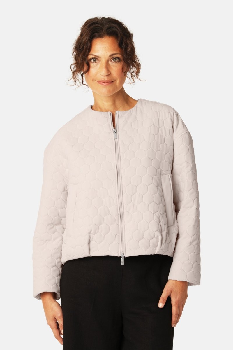 Korte Gewatteerde Jas HONEYCOMBE01 | Kit | Jacket | Ilse Jacobsen