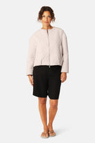 Korte Gewatteerde Jas HONEYCOMBE01 | Kit | Jacket | Ilse Jacobsen