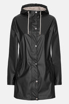 Korte regenjas RAIN228FR | Black Beauty | Raincoat | Ilse Jacobsen