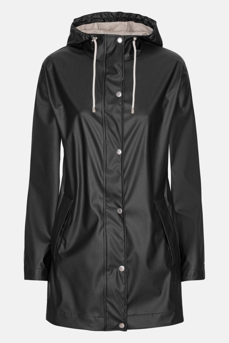 Korte regenjas RAIN228FR | Black Beauty | Raincoat | Ilse Jacobsen