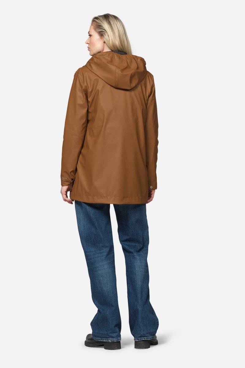 Korte regenjas RAIN228FR | Toffee | Raincoat | Ilse Jacobsen