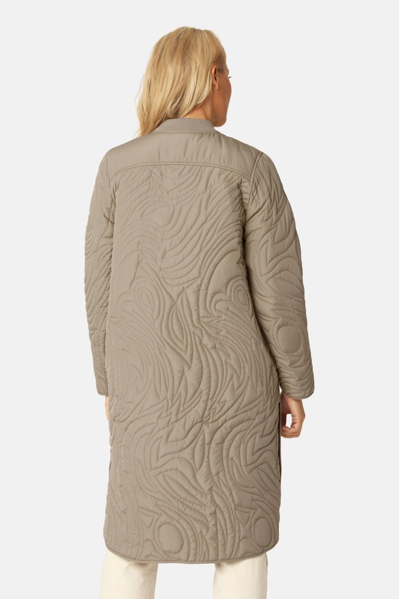 Lang Gewatteerd Jack DUNE06 | Coriander | Coat | Ilse Jacobsen