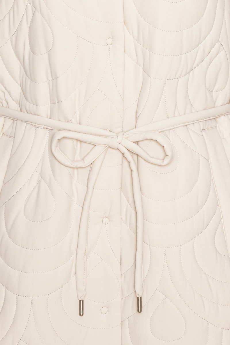 Lang Gewatteerde Jas BLOSSOM01 | Kit | Jacket | Ilse Jacobsen