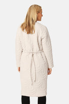 Lang Gewatteerde Jas BLOSSOM01 | Kit | Jacket | Ilse Jacobsen