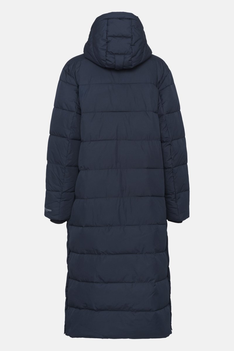 Lange gewatteerde winterjas PEPPY13 | Dark Indigo | Coat | Ilse Jacobsen