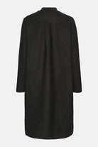 Lange Jas WOOLEN02 | Black | Coat | Ilse Jacobsen