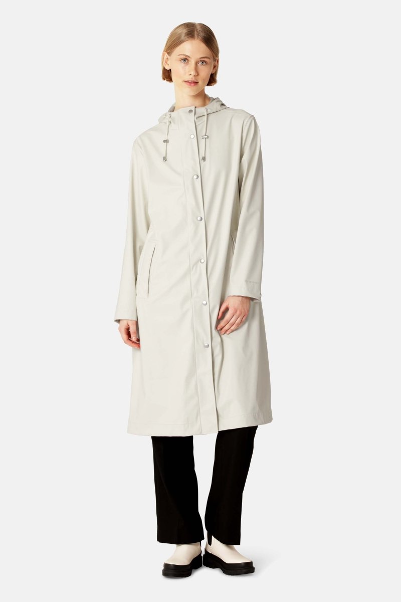 Lange regenjas RAIN232FR | Milk Creme | Raincoat | Ilse Jacobsen