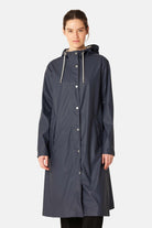 Lange regenjas RAIN232FR | Ombre Blue | Raincoat | Ilse Jacobsen
