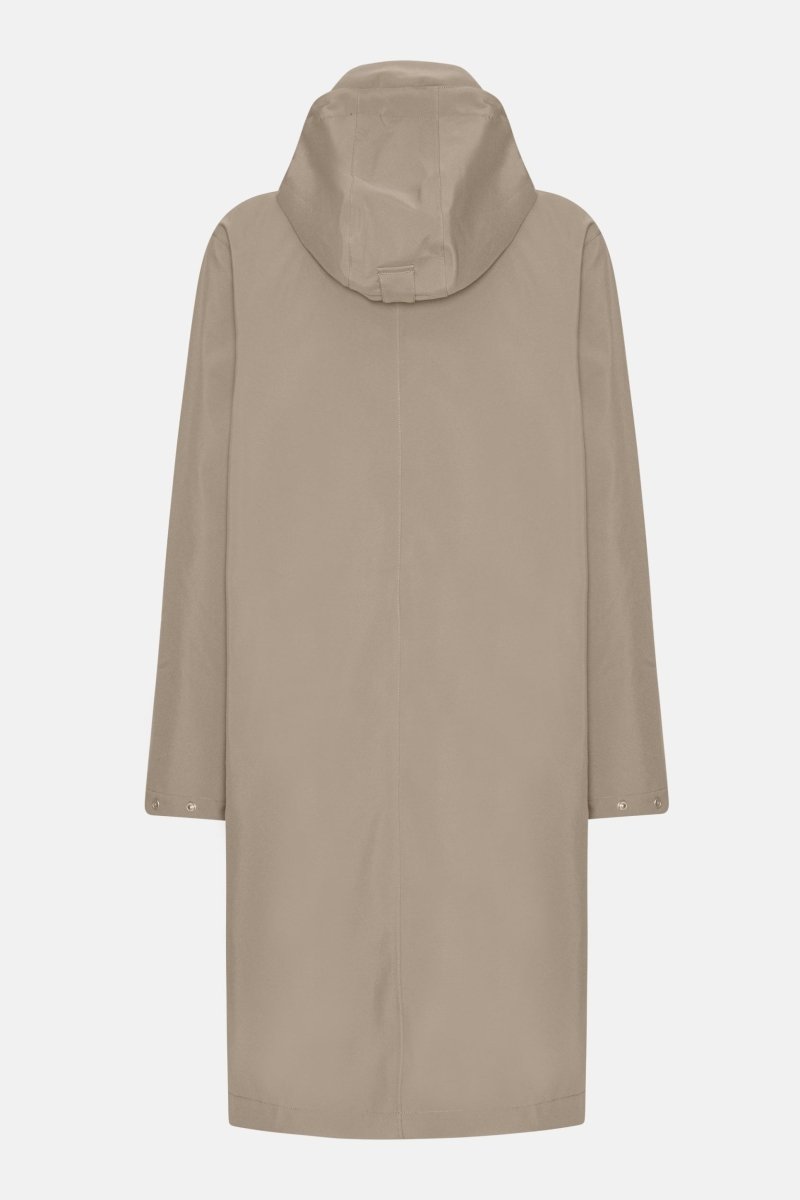 Lange softshell regenjas DAYBREAK03 | Greige | Raincoat | Ilse Jacobsen