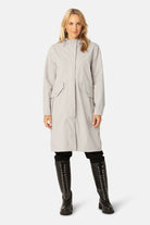 Lange Softshell Regenjas DAYBREAK03B | Chateau Gray | Raincoat | Ilse Jacobsen