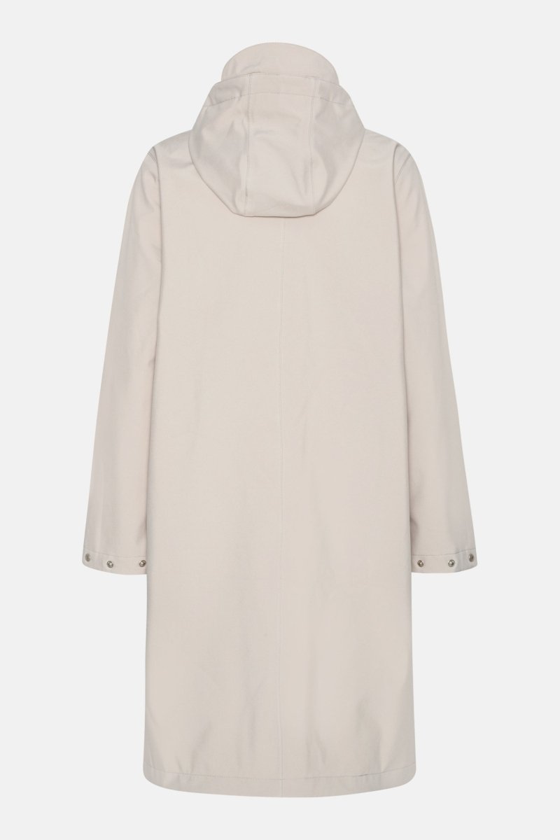 Lange Softshell Regenjas DAYBREAK03B | Chateau Gray | Raincoat | Ilse Jacobsen