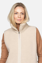 Lange teddy bodywarmer BONDEDPILE02 | Kit - Ilse Jacobsen