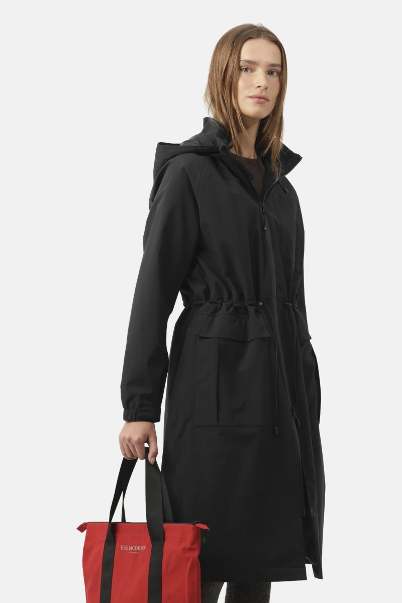 Lange Winterjas THERMAL01 | Black Beauty | Parka | Ilse Jacobsen