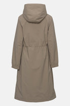 Lange winterparka THERMAL01 | Greige | Parka | Ilse Jacobsen